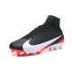 Nike Mercurial Superfly V FG ACC Crampons Football - Noir Blanc Rouge