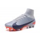 Chaussure de Foot Nike Mercurial Superfly 5 DF FG - Gris Noir