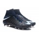 Nike Chaussures Hypervenom Phantom 3 DF FG Flyknit - Noir Blanc