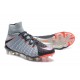 Nike Chaussures Hypervenom Phantom 3 DF FG Flyknit - Gris Noir