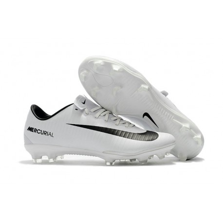 Chaussures de Foot Nike Mercurial Vapor XI FG ACC - Blanc Noir