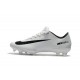 Chaussures de Foot Nike Mercurial Vapor XI FG ACC - Blanc Noir