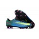 Chaussures de Foot Nike Mercurial Vapor XI FG ACC - Bleu Jaune