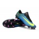 Chaussures de Foot Nike Mercurial Vapor XI FG ACC - Bleu Jaune