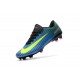 Chaussures de Foot Nike Mercurial Vapor XI FG ACC - Bleu Jaune