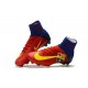 Chaussure de Foot Nike Mercurial Superfly 5 DF FG - Barcelona Rouge Jaune