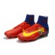 Chaussure de Foot Nike Mercurial Superfly 5 DF FG - Barcelona Rouge Jaune