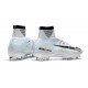 Chaussure de Foot Nike Mercurial Superfly 5 DF CR7 FG - Ronaldo Blanc