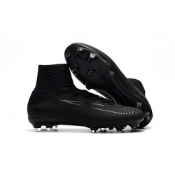 Chaussure de Foot Nike Mercurial Superfly 5 DF FG - Tout Noir