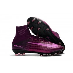 Chaussure de Foot Nike Mercurial Superfly 5 DF FG - Violet