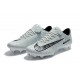 Chaussures de Foot Ronaldo Nike Mercurial Vapor XI CR7 FG ACC - Blanc Noir
