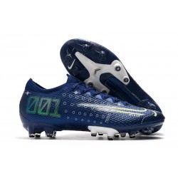 Chaussures Nike Mercurial Vapor XIII Elite AG Bleu Néant Volt Blanc-PRO