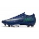 Chaussures Nike Mercurial Vapor XIII Elite AG Bleu Néant Volt Blanc-PRO