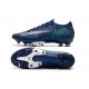 Chaussures Nike Mercurial Vapor XIII Elite AG Bleu Néant Volt Blanc-PRO