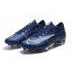 Chaussures Nike Mercurial Vapor XIII Elite AG Bleu Néant Volt Blanc-PRO