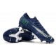 Chaussures Nike Mercurial Vapor XIII Elite AG Bleu Néant Volt Blanc-PRO