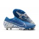 Chaussures Nike Mercurial Vapor XIII Elite AG- Bleu BlancPRO