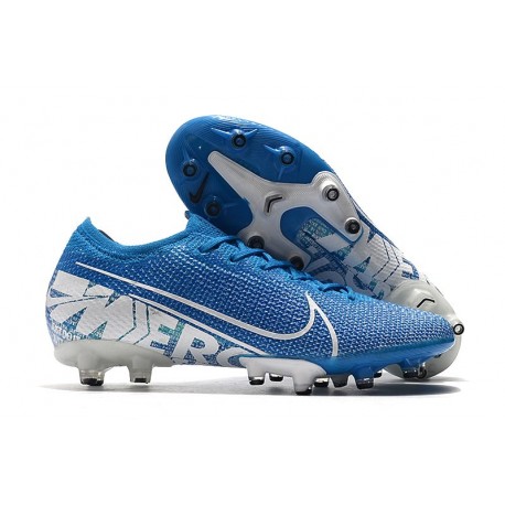 Chaussures Nike Mercurial Vapor XIII Elite AG- Bleu BlancPRO