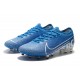 Chaussures Nike Mercurial Vapor XIII Elite AG- Bleu BlancPRO