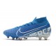 Nike Mercurial Superfly VII Elite AG-Pro Bleu Blanc