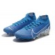 Nike Mercurial Superfly VII Elite AG-Pro Bleu Blanc