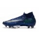 Nike Mercurial Superfly VII Elite AG-Pro Bleu Néant Volt Blanc