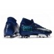 Nike Mercurial Superfly VII Elite AG-Pro Bleu Néant Volt Blanc