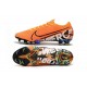 Nike Crampons Mercurial Vapor XIII ELITE FG Orange Blanc