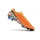 Nike Crampons Mercurial Vapor XIII ELITE FG Orange Blanc