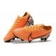 Nike Crampons Mercurial Vapor XIII ELITE FG Orange Blanc