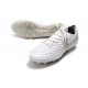 Chaussures Nike Tiempo Legend VIII Elite FG Blanc Platine