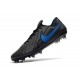 Chaussures Nike Tiempo Legend VIII Elite FG Noir Bleu