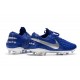 Chaussures Nike Tiempo Legend VIII Elite FG Bleu Royal Blanc