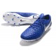 Chaussures Nike Tiempo Legend VIII Elite FG Bleu Royal Blanc