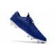 Chaussures Nike Tiempo Legend VIII Elite FG Bleu Royal Blanc