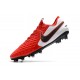 Chaussures Nike Tiempo Legend VIII Elite FG Rouge Blanc Noir