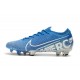 Nike Crampons Mercurial Vapor XIII ELITE FG Bleu Blanc