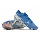 Nike Crampons Mercurial Vapor XIII ELITE FG Bleu Blanc