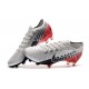 Nike Crampons Mercurial Vapor XIII ELITE FG Neymar Platine Noir Rouge