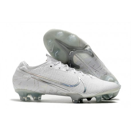 Nike Crampons Mercurial Vapor XIII ELITE FG Blanc Platine