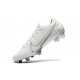 Nike Crampons Mercurial Vapor XIII ELITE FG Blanc Platine