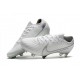 Nike Crampons Mercurial Vapor XIII ELITE FG Blanc Platine