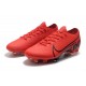 Nike Crampons Mercurial Vapor XIII ELITE FG Rouge Noir