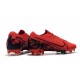 Nike Crampons Mercurial Vapor XIII ELITE FG Rouge Noir