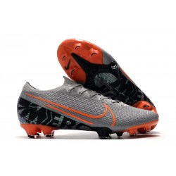 Nike Crampons Mercurial Vapor XIII ELITE FG Gris Noir Orange