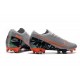 Nike Crampons Mercurial Vapor XIII ELITE FG Gris Noir Orange