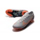 Nike Crampons Mercurial Vapor XIII ELITE FG Gris Noir Orange