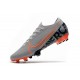 Nike Crampons Mercurial Vapor XIII ELITE FG Gris Noir Orange