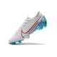 Nike Crampons Mercurial Vapor XIII ELITE FG Blanc Bleu Rouge