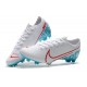 Nike Crampons Mercurial Vapor XIII ELITE FG Blanc Bleu Rouge